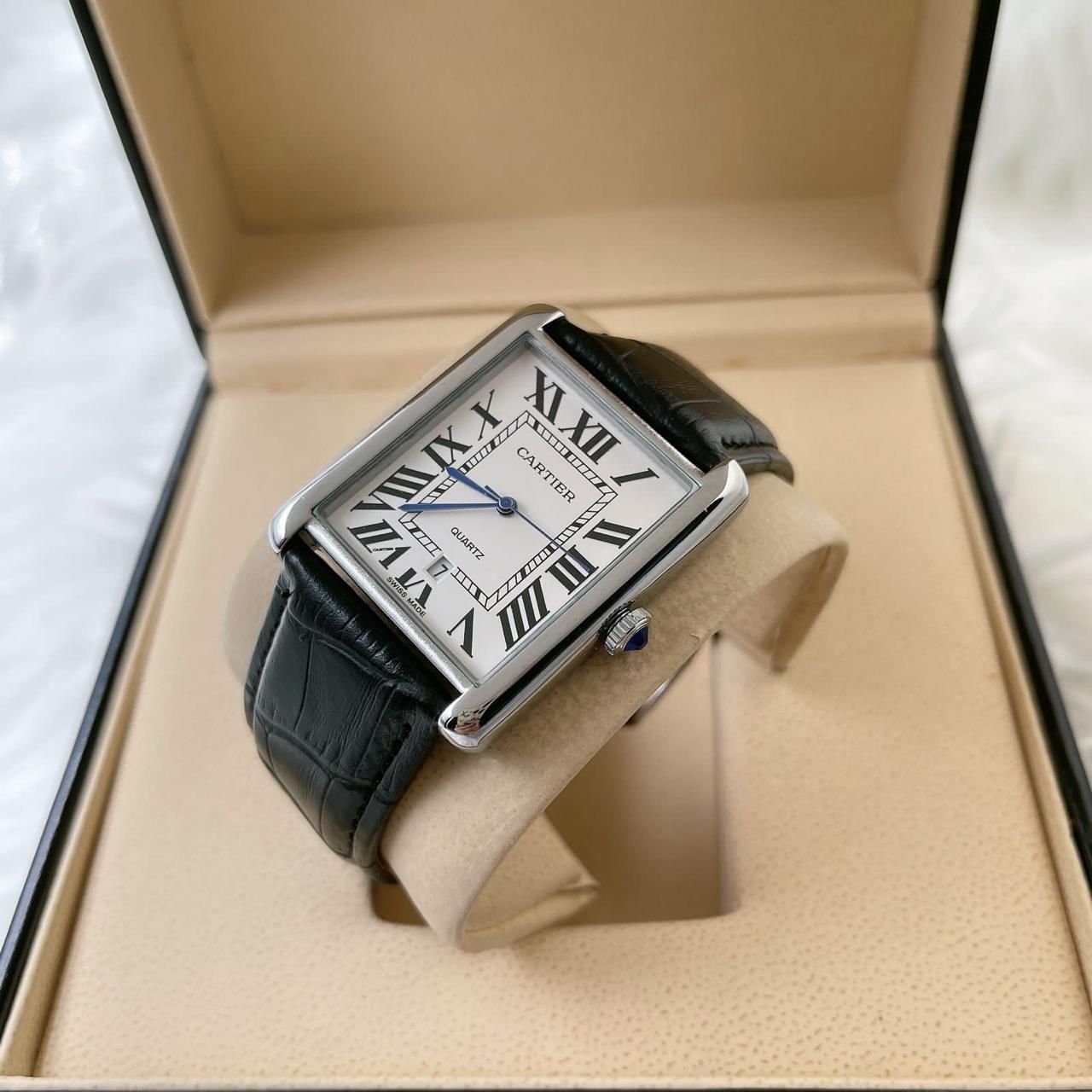 Cartier master quality battery operated watch