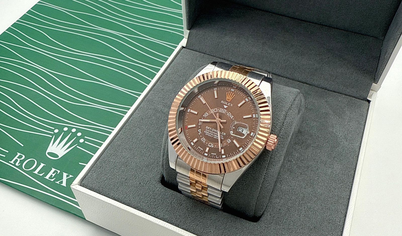 Rolex master quality battery operated watch size ( 42 )