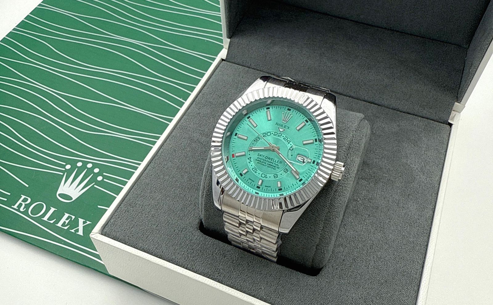 Rolex master quality battery operated watch size ( 42 )