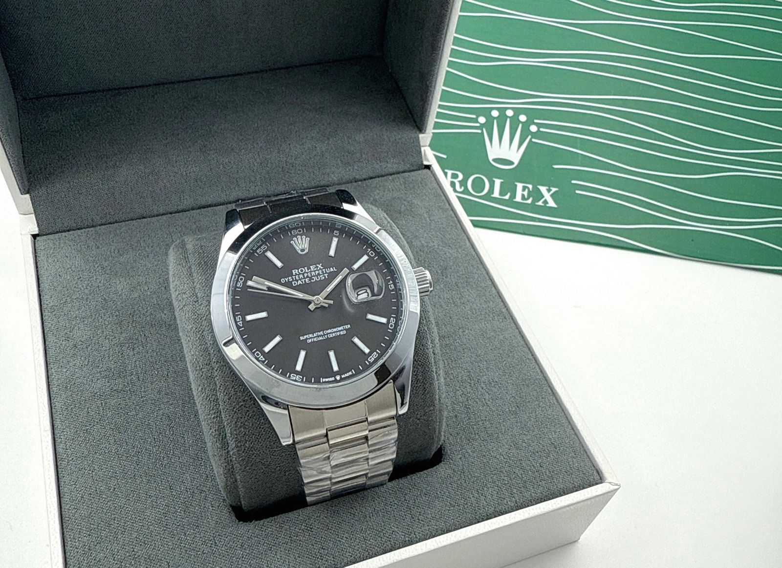 Rolex master quality battery operated watch size ( 42 )