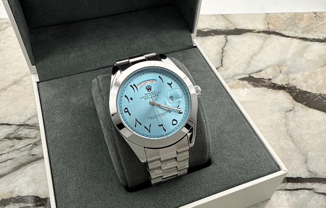 Rolex watch for man battery operated size ( 41 )